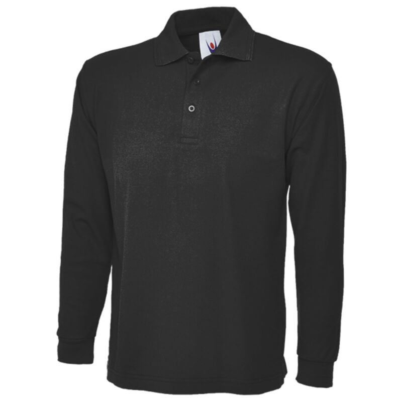 Uneek Long Sleeve Classic Polo Shirt Thumbnail