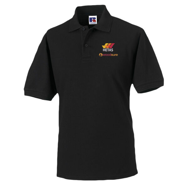 HETAS + Woodsure - Russell Hardwearing Poly/Cotton Piqué Polo Shirt Thumbnail