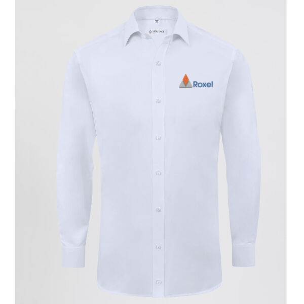 Roxel Office Men's - Disley Craigavon Classic Fit Oxford Shirt - Long Sleeve Thumbnail