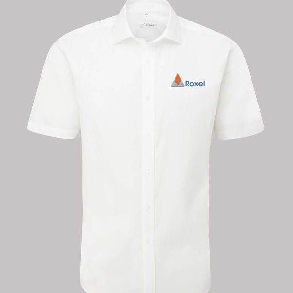 Roxel Office Men's - Disley Craigavon Classic Fit Oxford Shirt - Short Sleeve Thumbnail