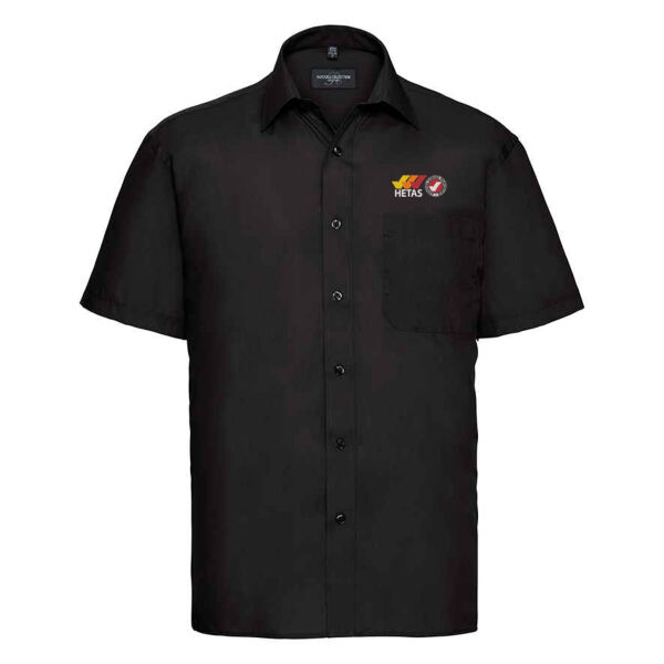 HETAS Biomass Maintenance - Russell Collection Short Sleeve Easy Care Poplin Shirt Thumbnail