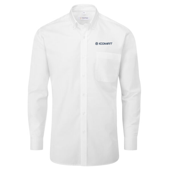 iCOMAT - Disley Bruff Classic Fit Oxford Shirt - Long Sleeve Thumbnail