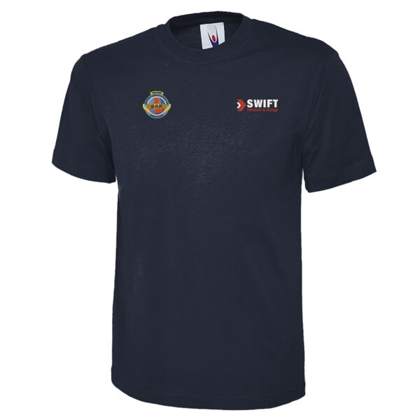Swift Removals & Storage - Uneek Classic T-shirt (NAVY) Thumbnail