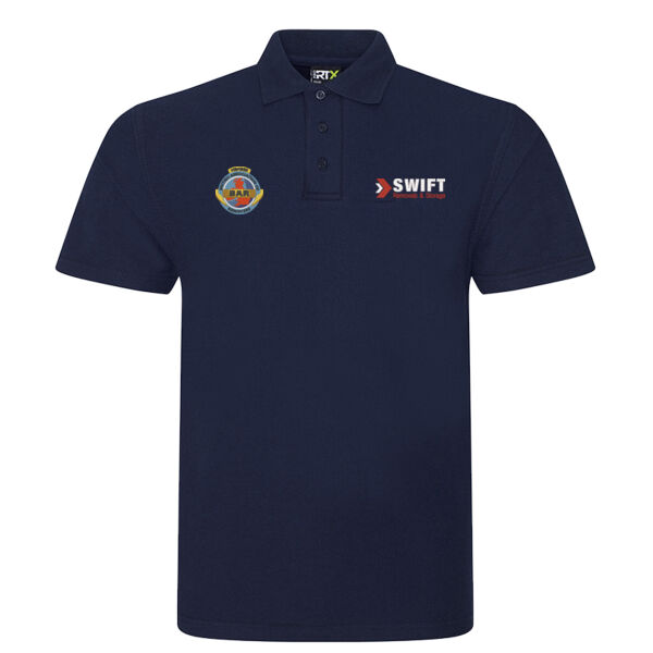 Swift Removals & Storage - Pro RTX Pro Piqué Polo Shirt (NAVY) Thumbnail