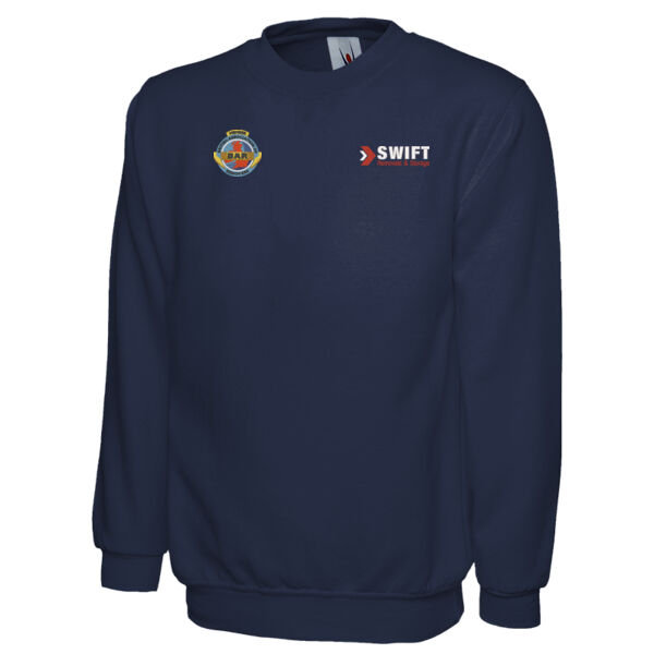 Swift Removals & Storage - Uneek Classic Sweatshirt (NAVY) Thumbnail