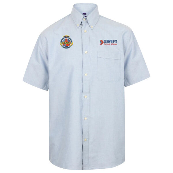 Swift Removals & Storage - Henbury Short Sleeve Classic Oxford Shirt Thumbnail