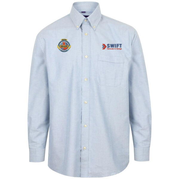 Swift Removals & Storage - Henbury Long Sleeve Classic Oxford Shirt Thumbnail