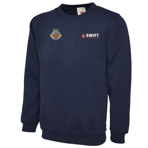 Swift Removals & Storage - Heavyweight Sweatshirt (NAVY) Thumbnail