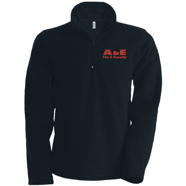 A&E Fire & Security - Kariban Enzo Zip Neck Micro Fleece Thumbnail