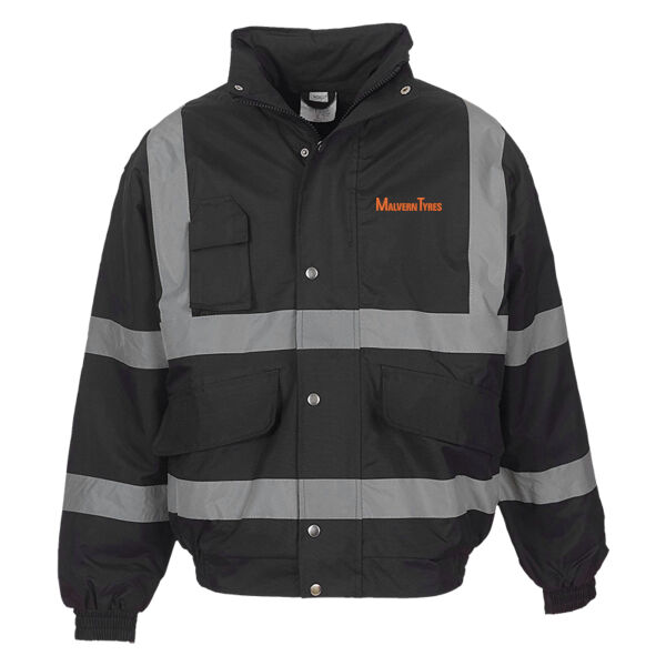 Malvern Tyres - Yoko Hi-Vis Classic Bomber Jacket Thumbnail